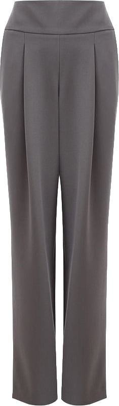 Lardini Gray Wool Casual Pants Grijs