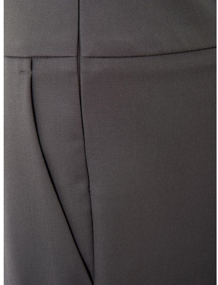Lardini Gray Wool Casual Pants Grijs