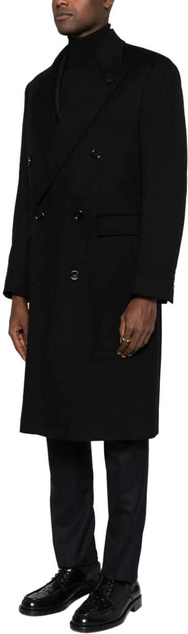 Lardini Lardini Coats Black Zwart