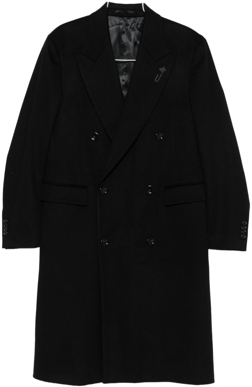 Lardini Lardini Coats Black Zwart