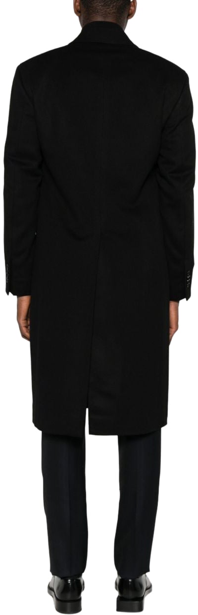 Lardini Lardini Coats Black Zwart