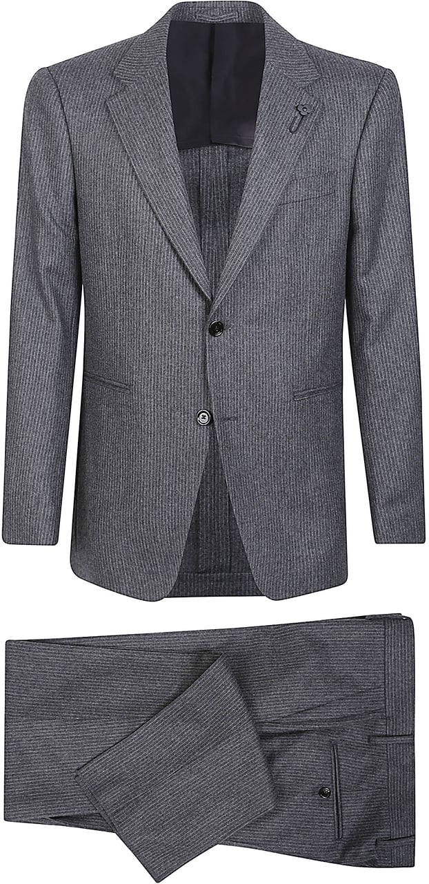 Lardini Feeling Suit Grey Grijs