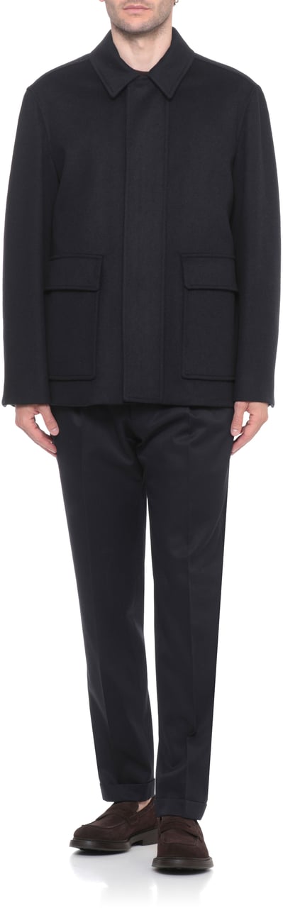 Lardini Coats Blue Blauw