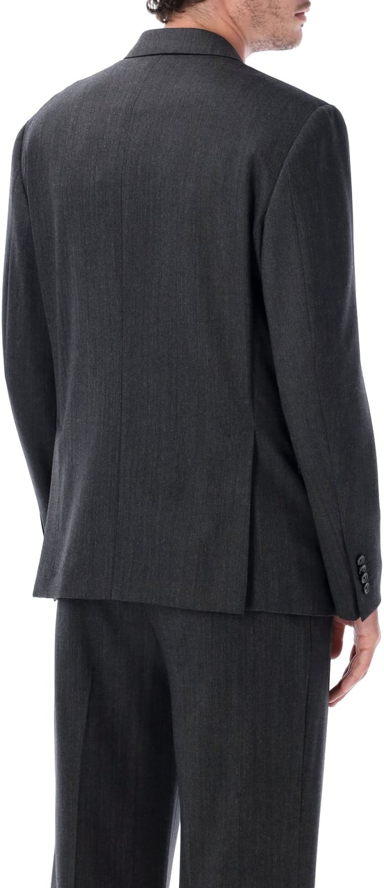 Lardini Feeling Blazer Doppio Petto Grigio Donkergrijs