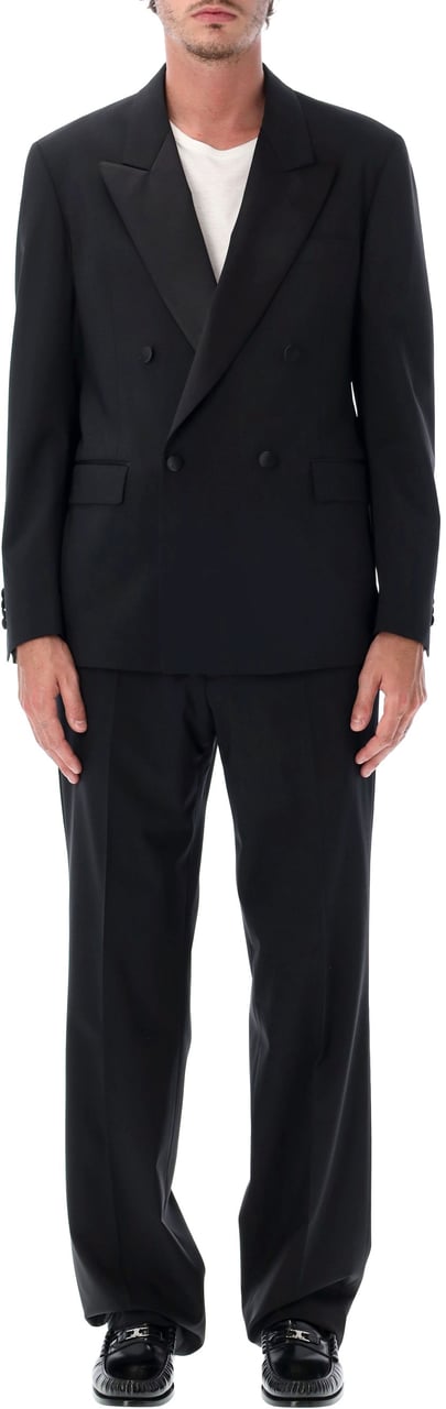 Lardini Smoking Suit Pant 23 Nero Zwart