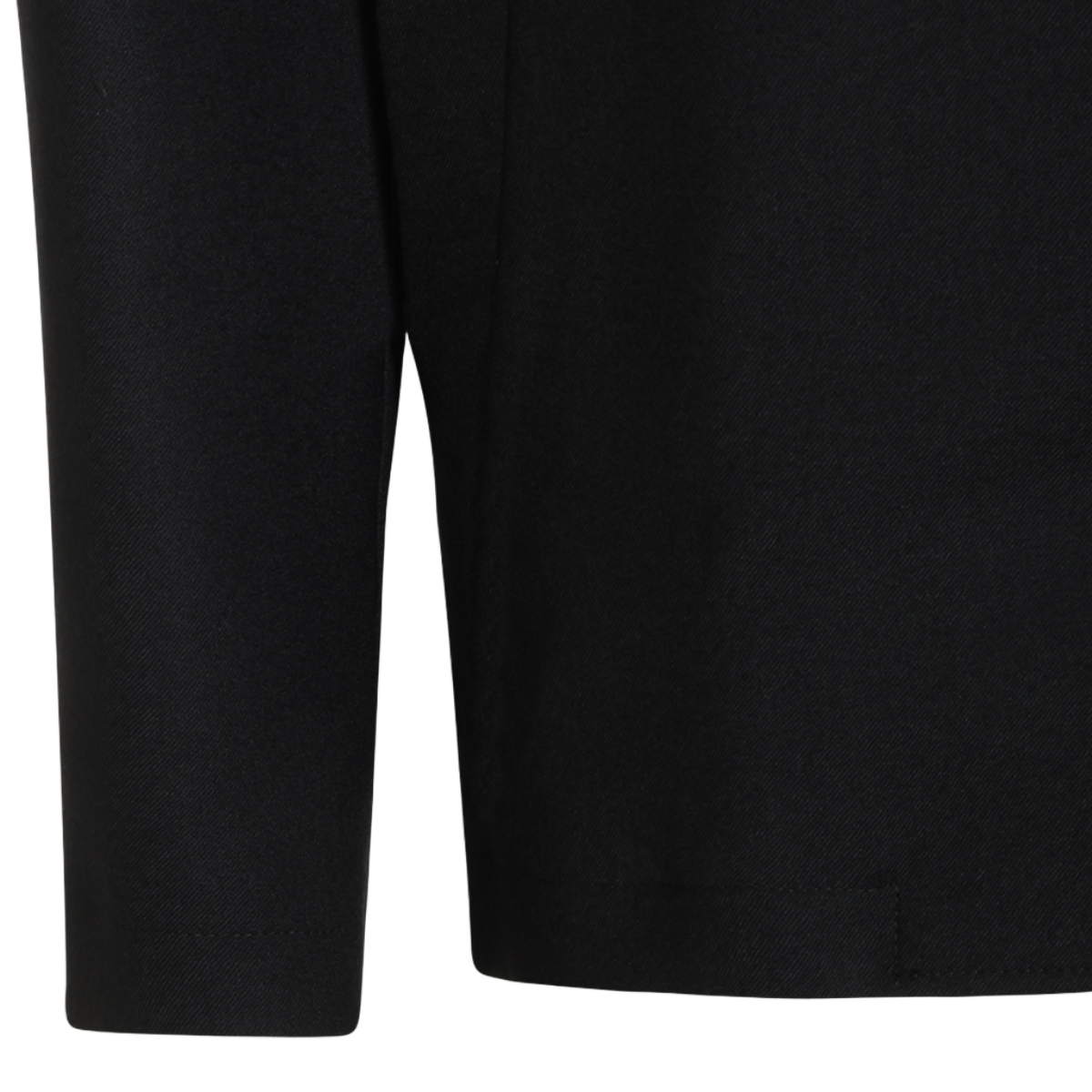 Lardini Tailored Black Jacket with Floral Pin Detail Zwart