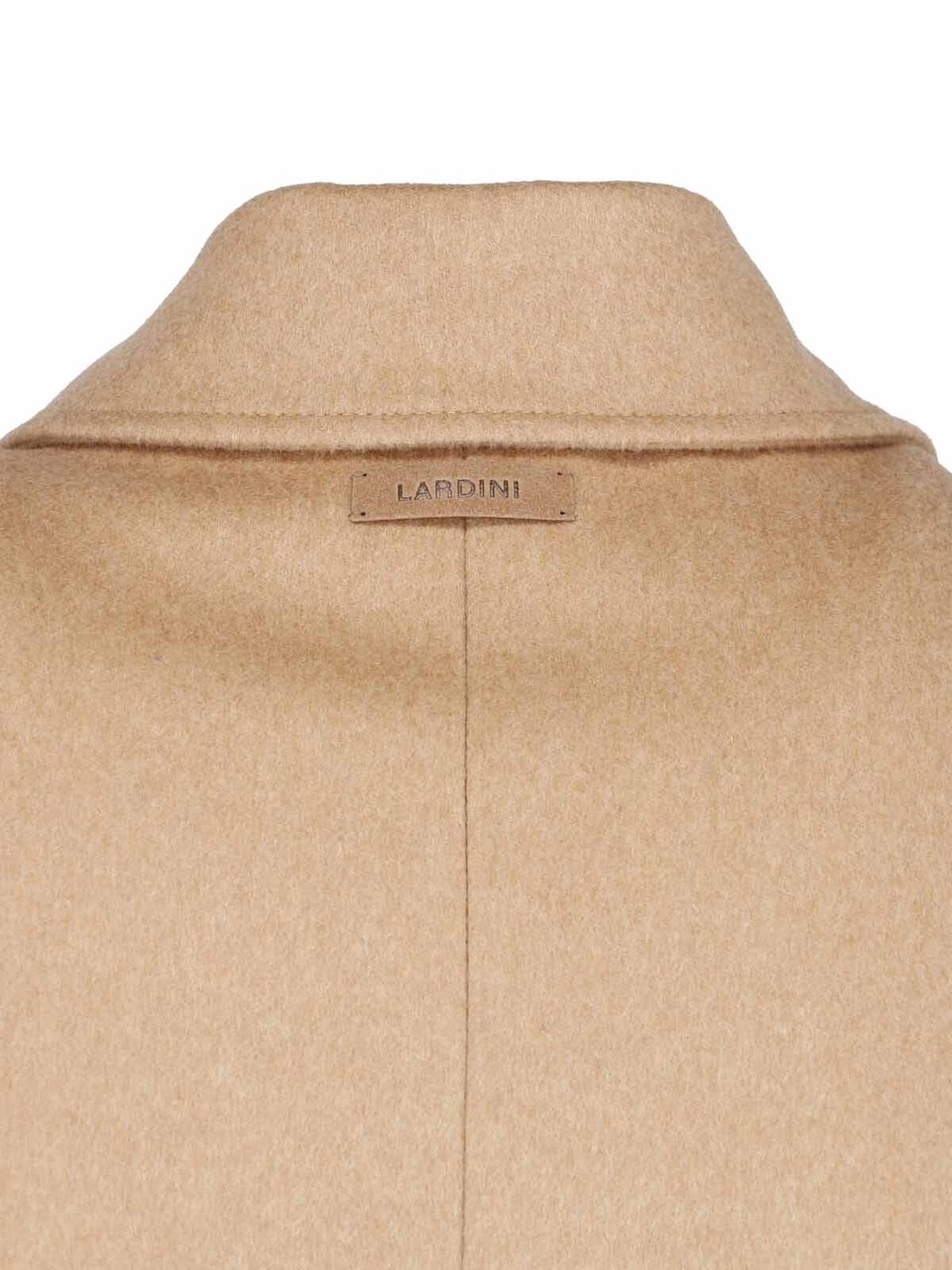 Lardini Classic Wool Jacket With Front Zip And Button Closure Bruin