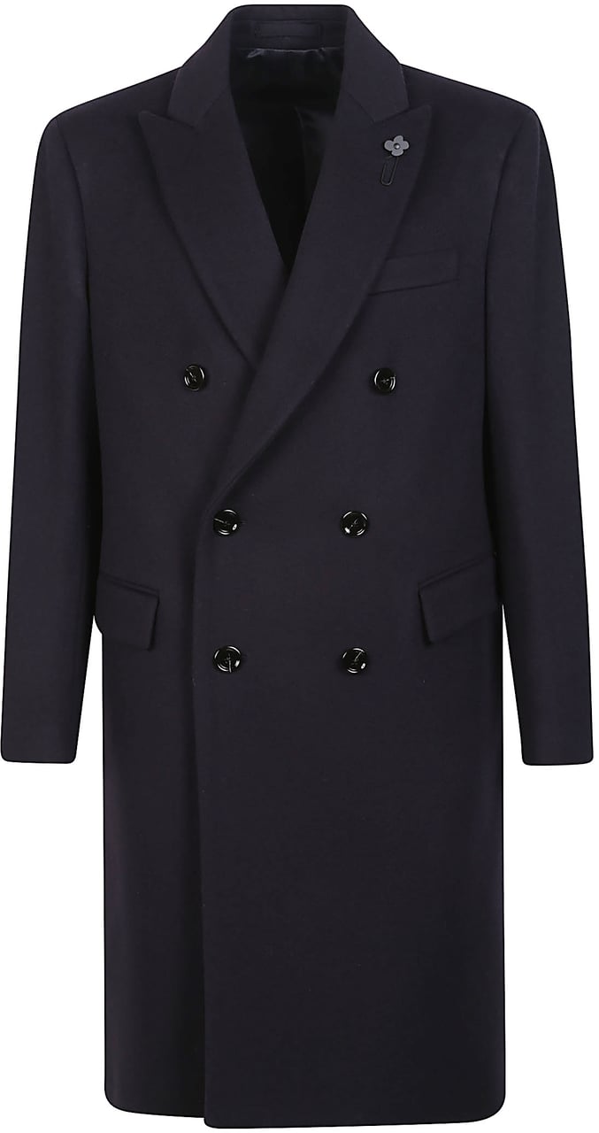 Lardini Coat Blue Blauw