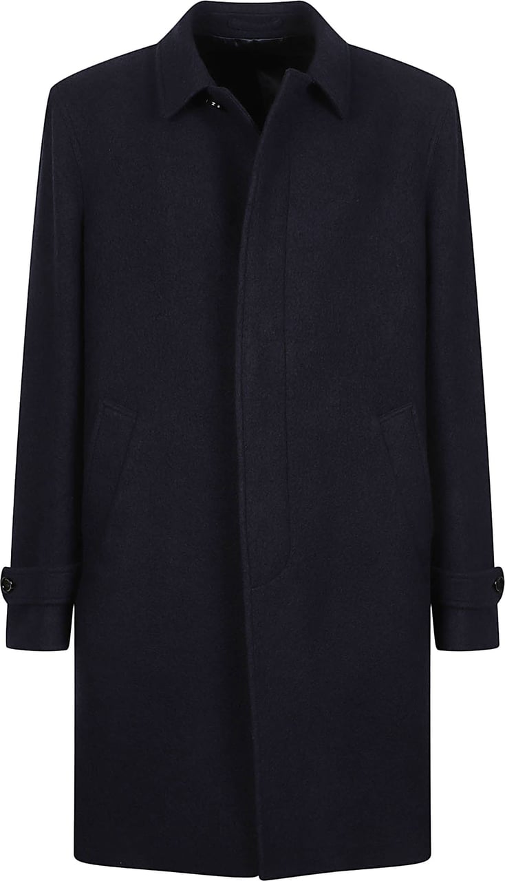 Lardini Trench Blue Blauw