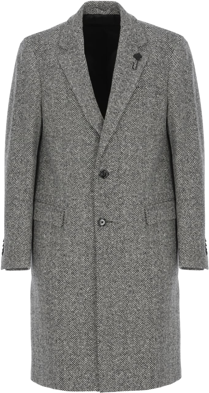 Lardini Coats Black Zwart