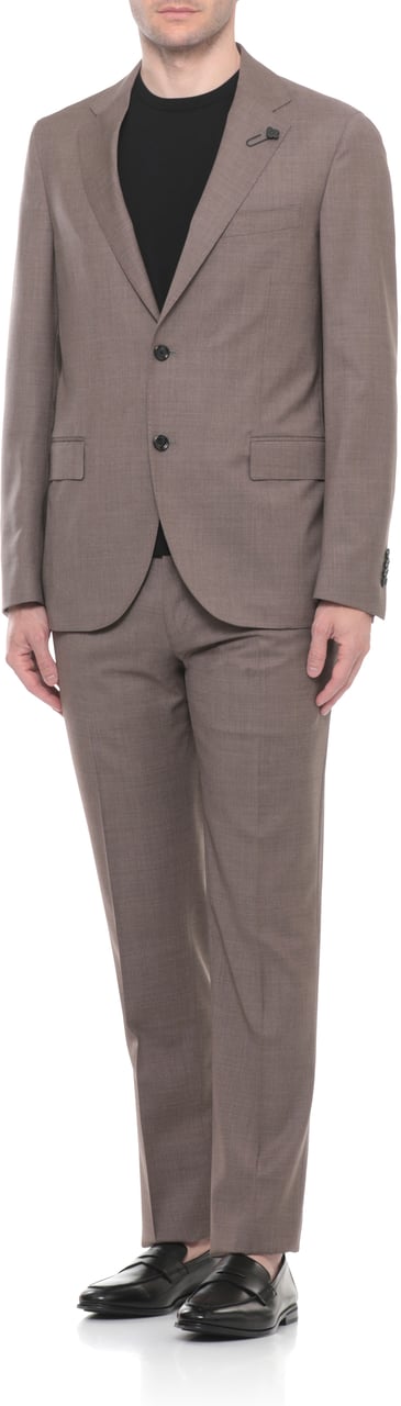 Lardini Suit Brown Taupe