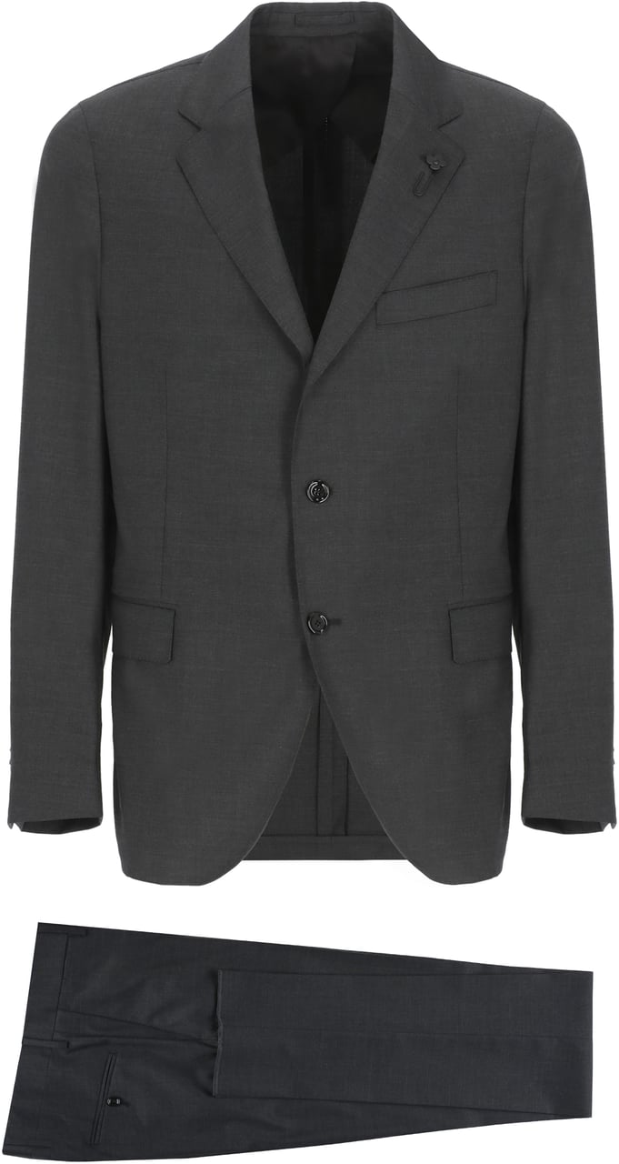 Lardini Suit Grey Grijs