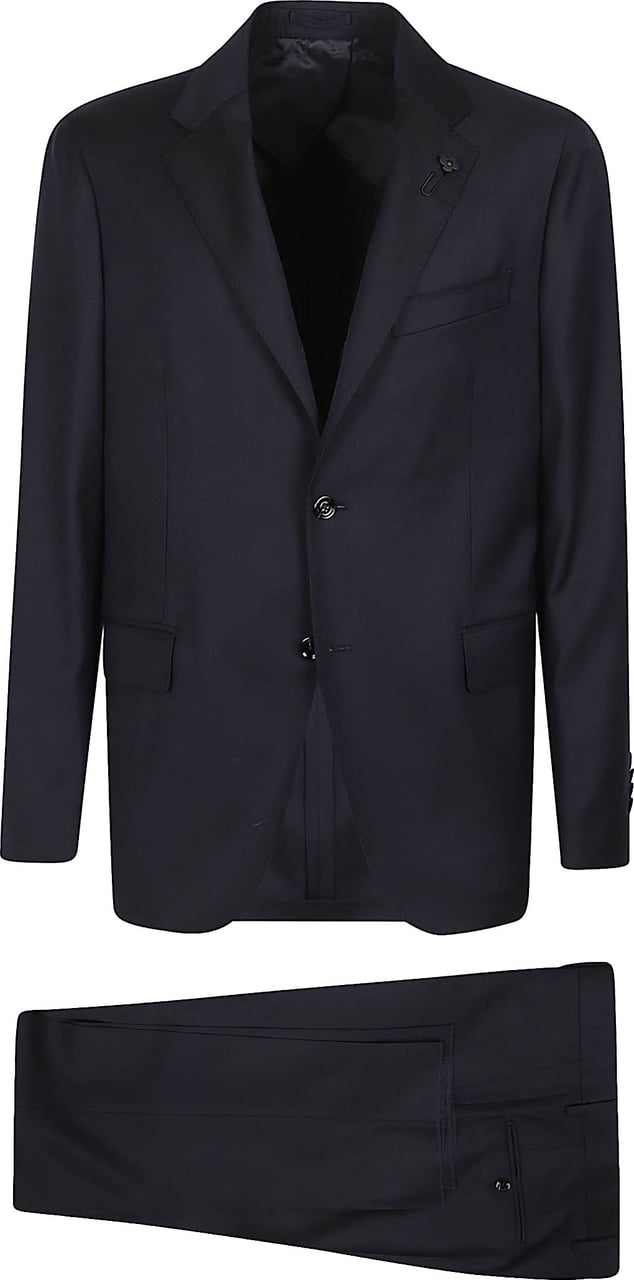 Lardini Iconic Suit Blue Blauw