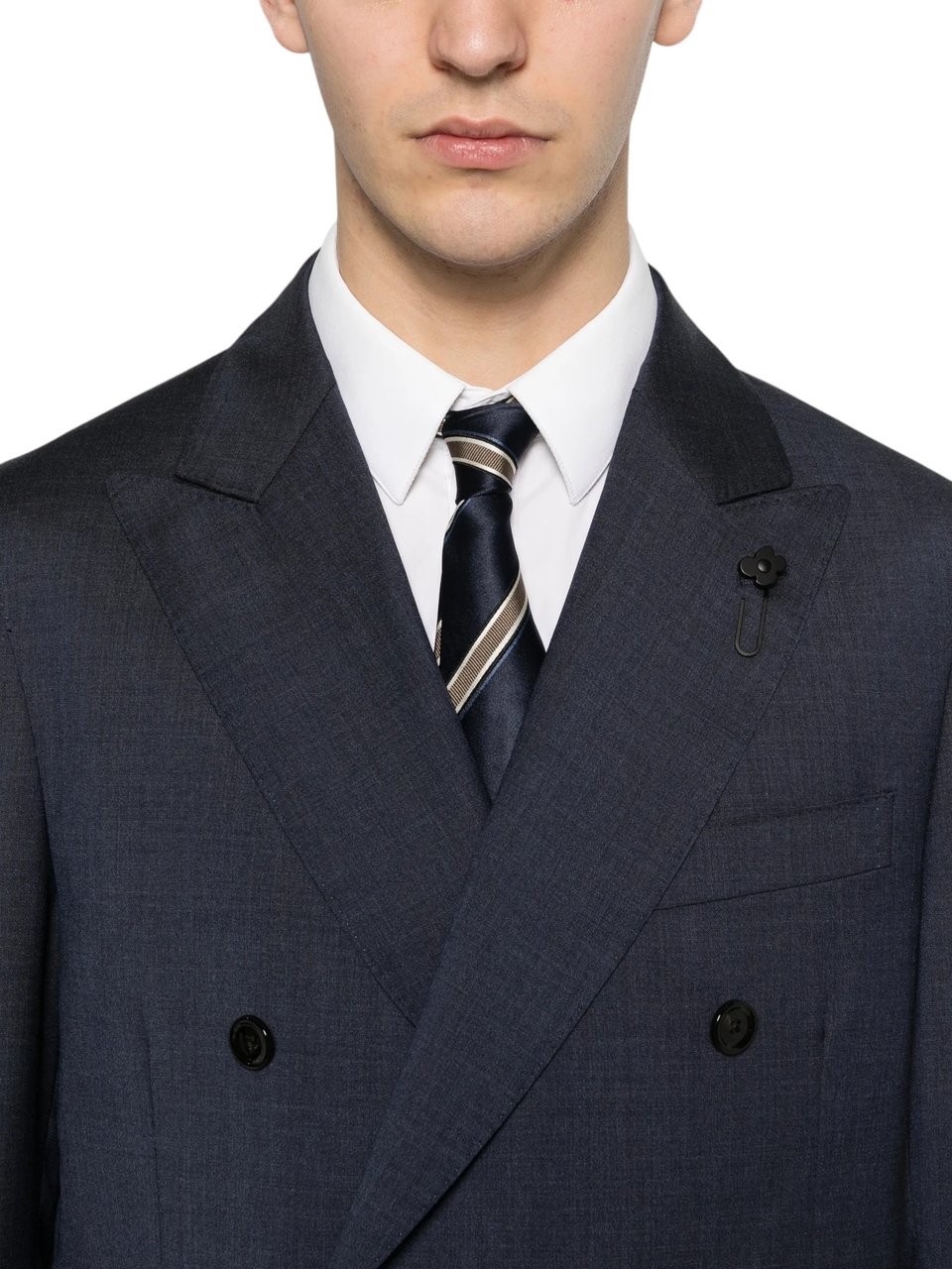 Lardini Dresses Blue Navy