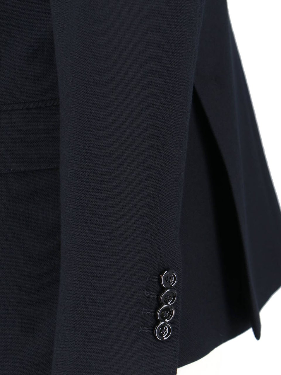 Lardini Double-breasted Blazer Black Zwart