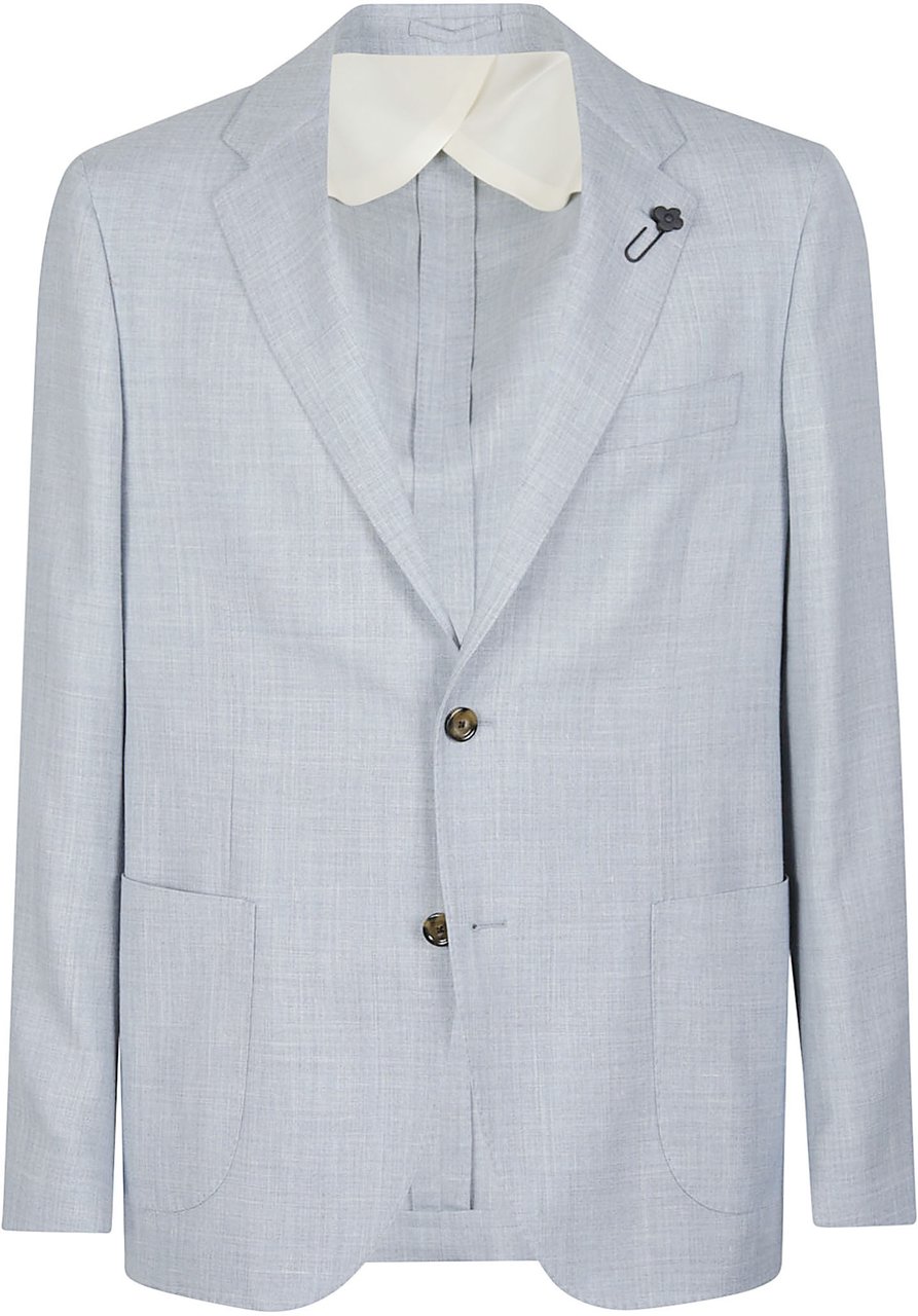 Lardini Iconic Jacket Blue Blauw