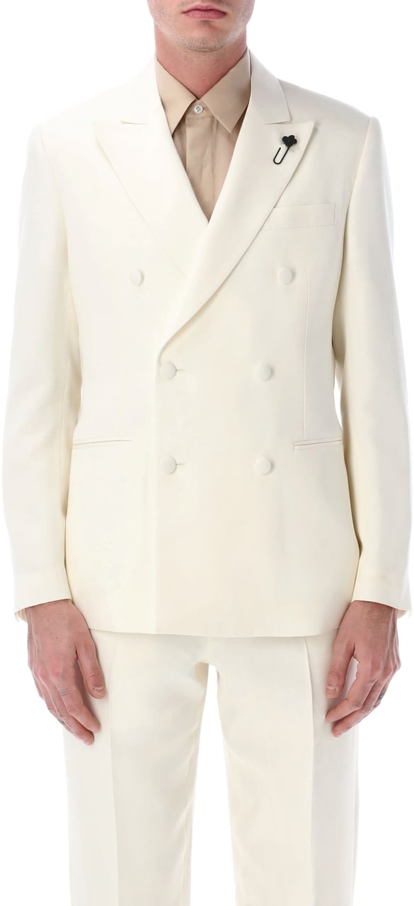 Lardini Soiree 6 Bottoni Doppio Petto Avorio Beige