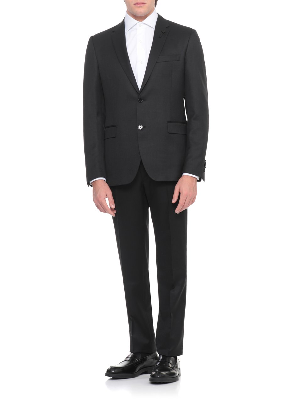 Lardini Suit Black Zwart