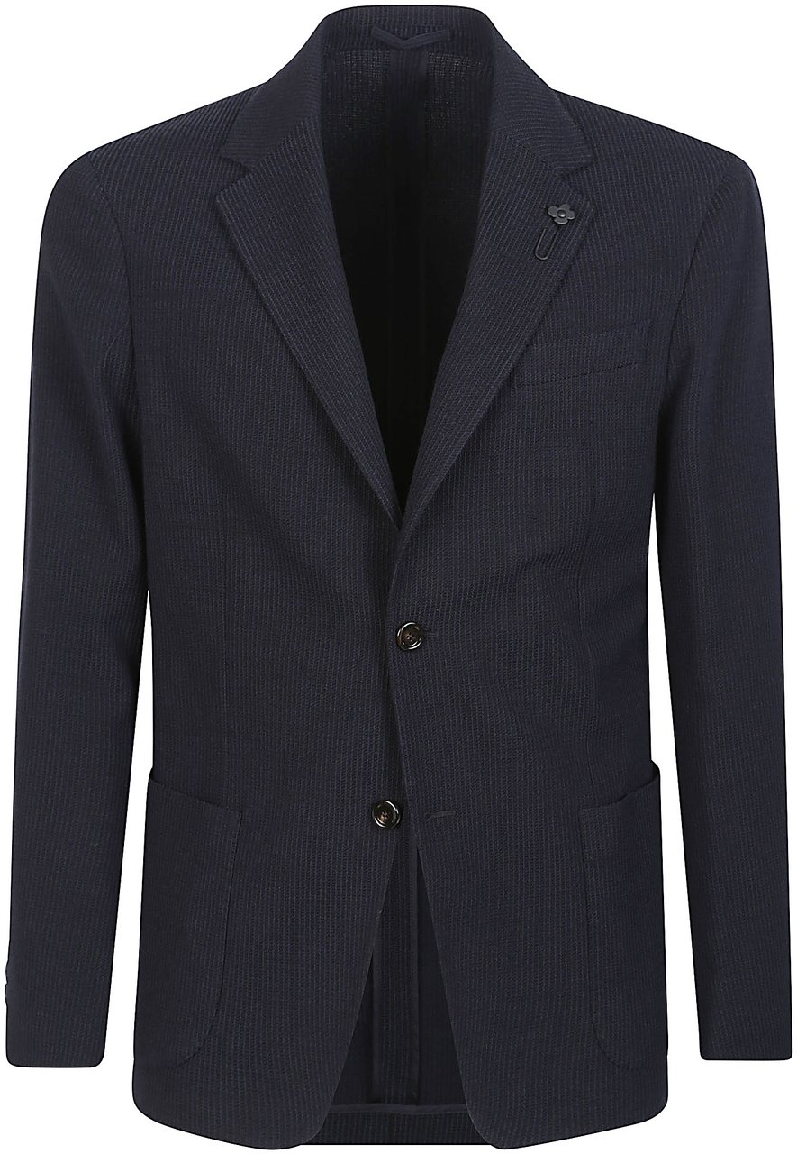 Lardini Roma Jacket Blue Blauw