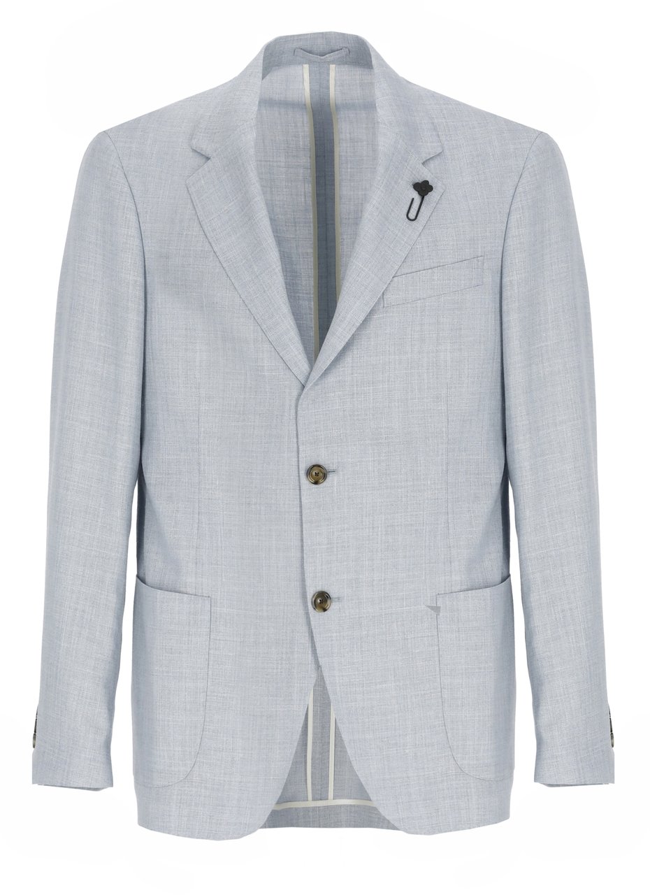 Lardini Jackets Celeste Lichtblauw