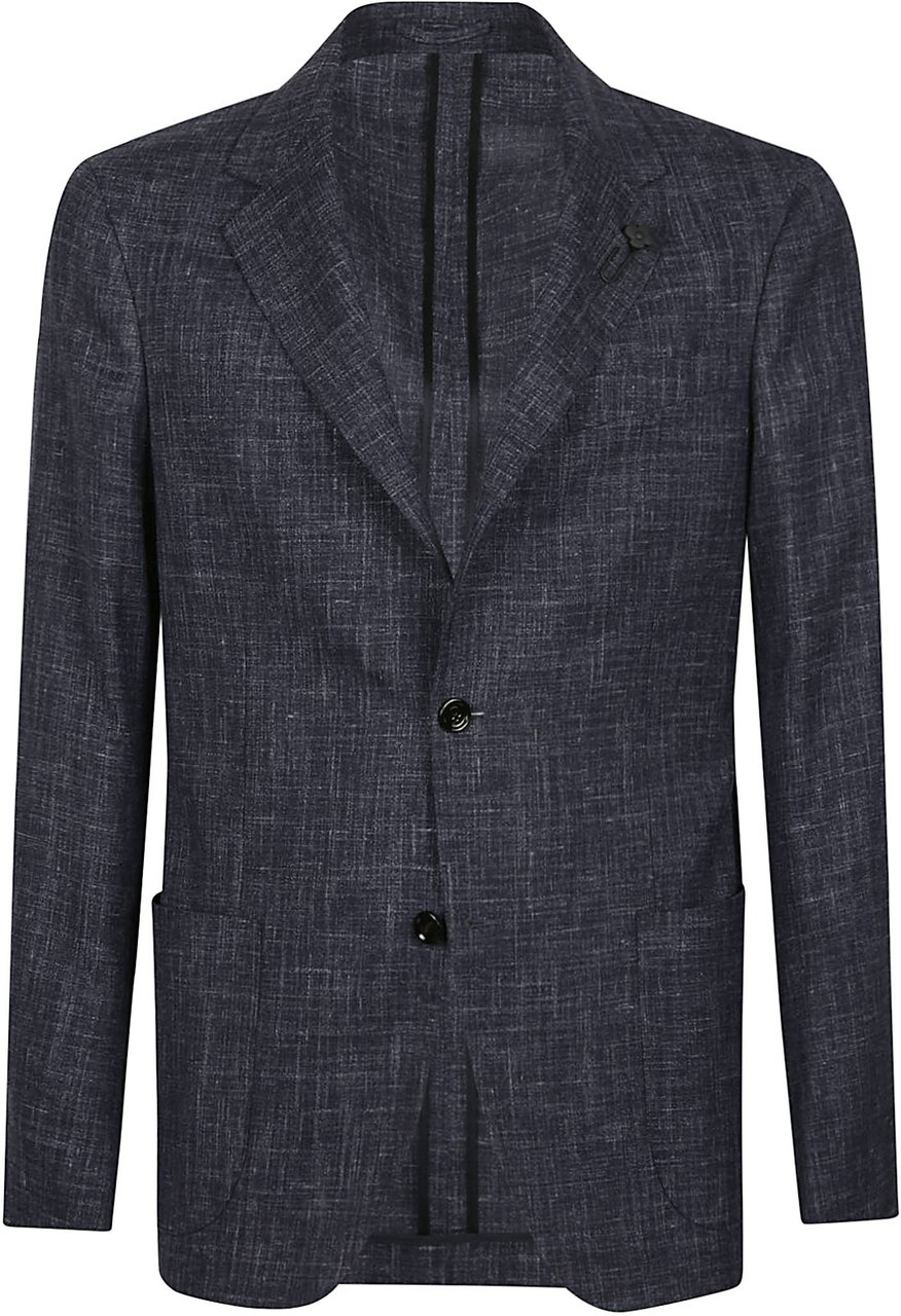 Lardini Roma Jacket Blue Blauw