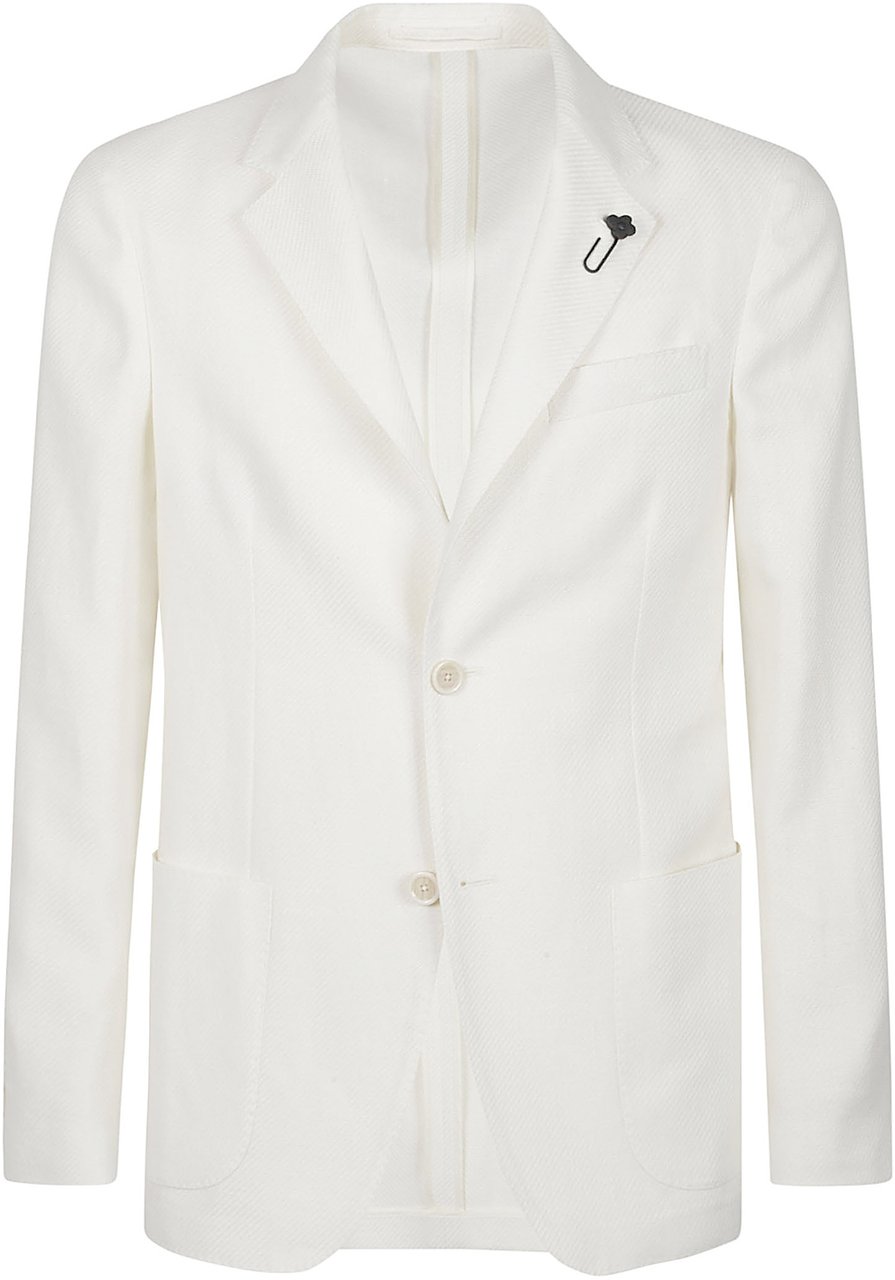 Lardini Roma Jacket White Wit