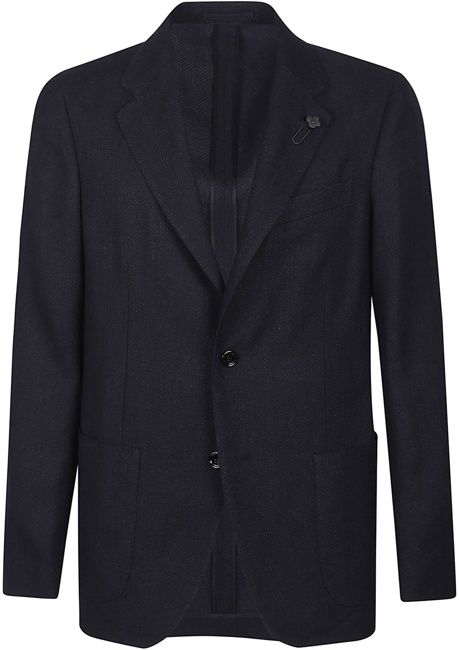 Lardini Roma Jacket Blue Blauw