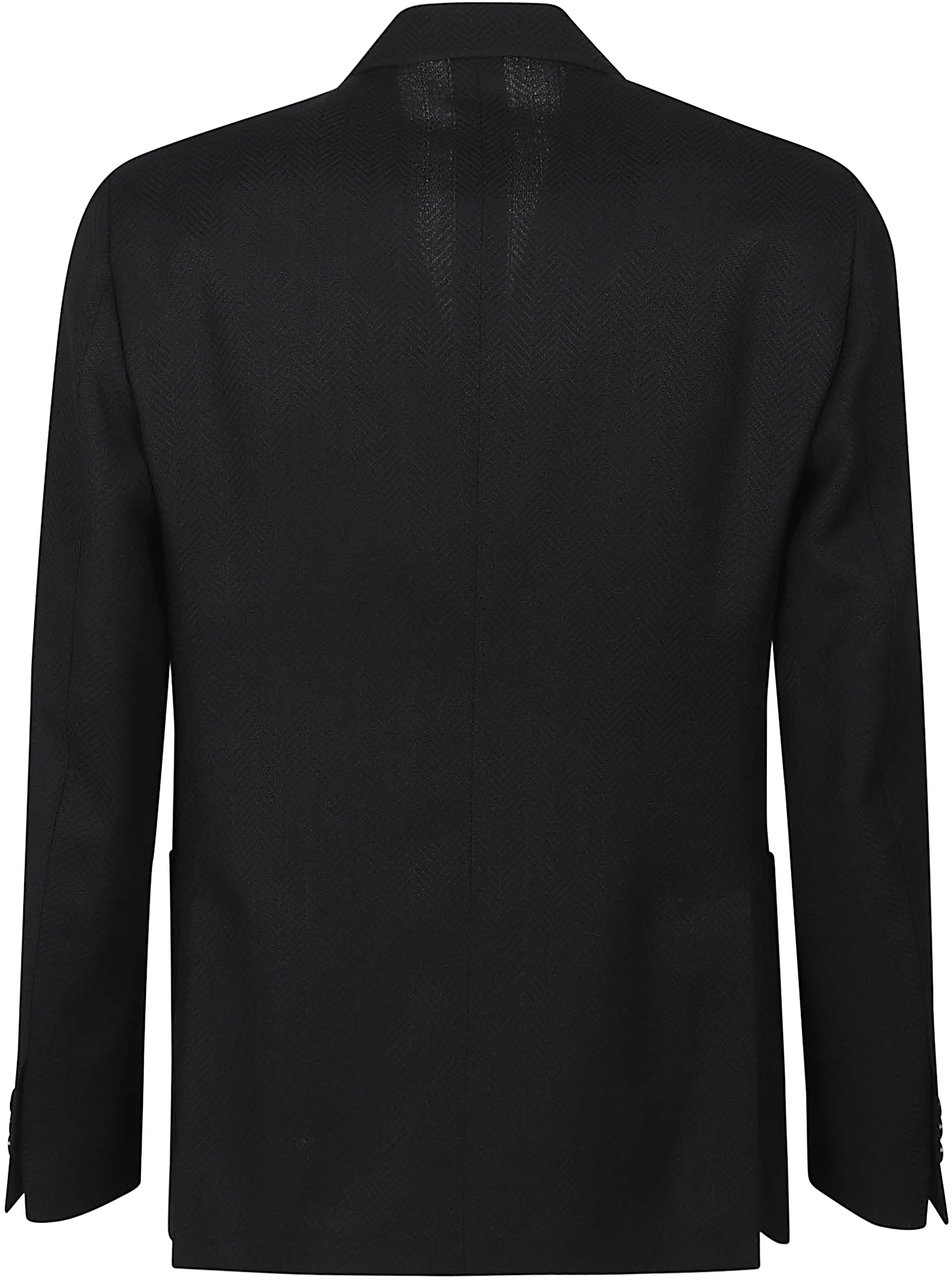 Lardini Roma Jacket Black Zwart