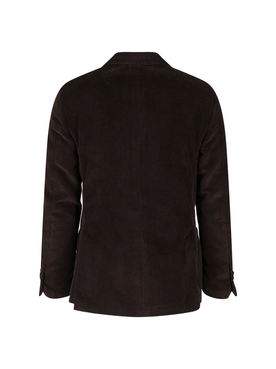 Lardini Brown Corduroy Cotton Velvet Blazer Bruin