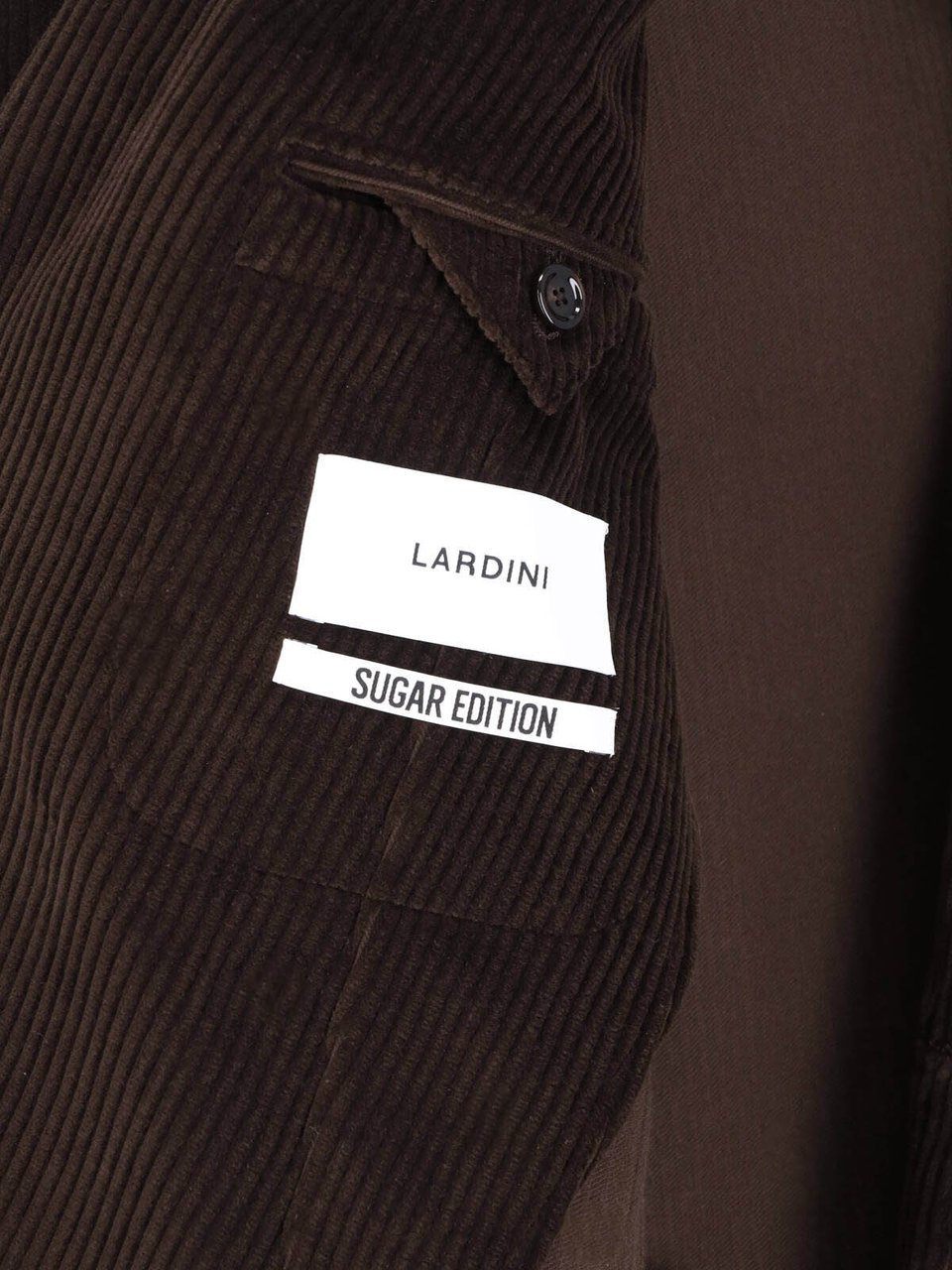 Lardini Brown Corduroy Cotton Velvet Blazer Bruin