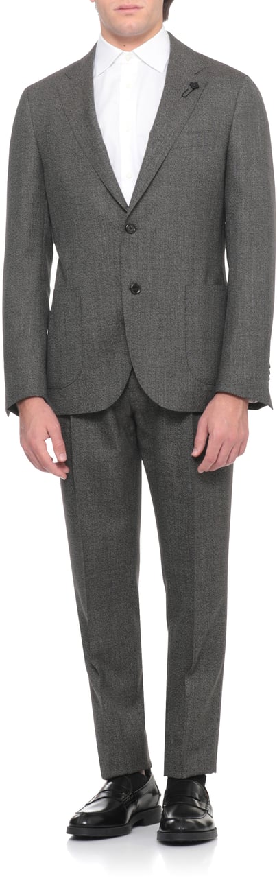 Lardini Suit Grey Grijs