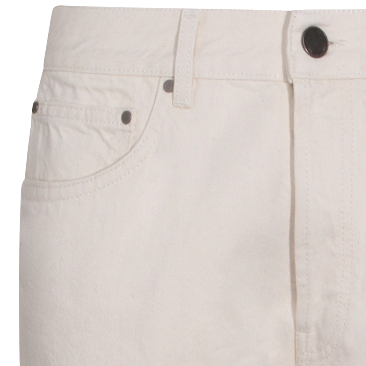 Lardini Classic Straight-Leg Jeans in Beige Neutraal