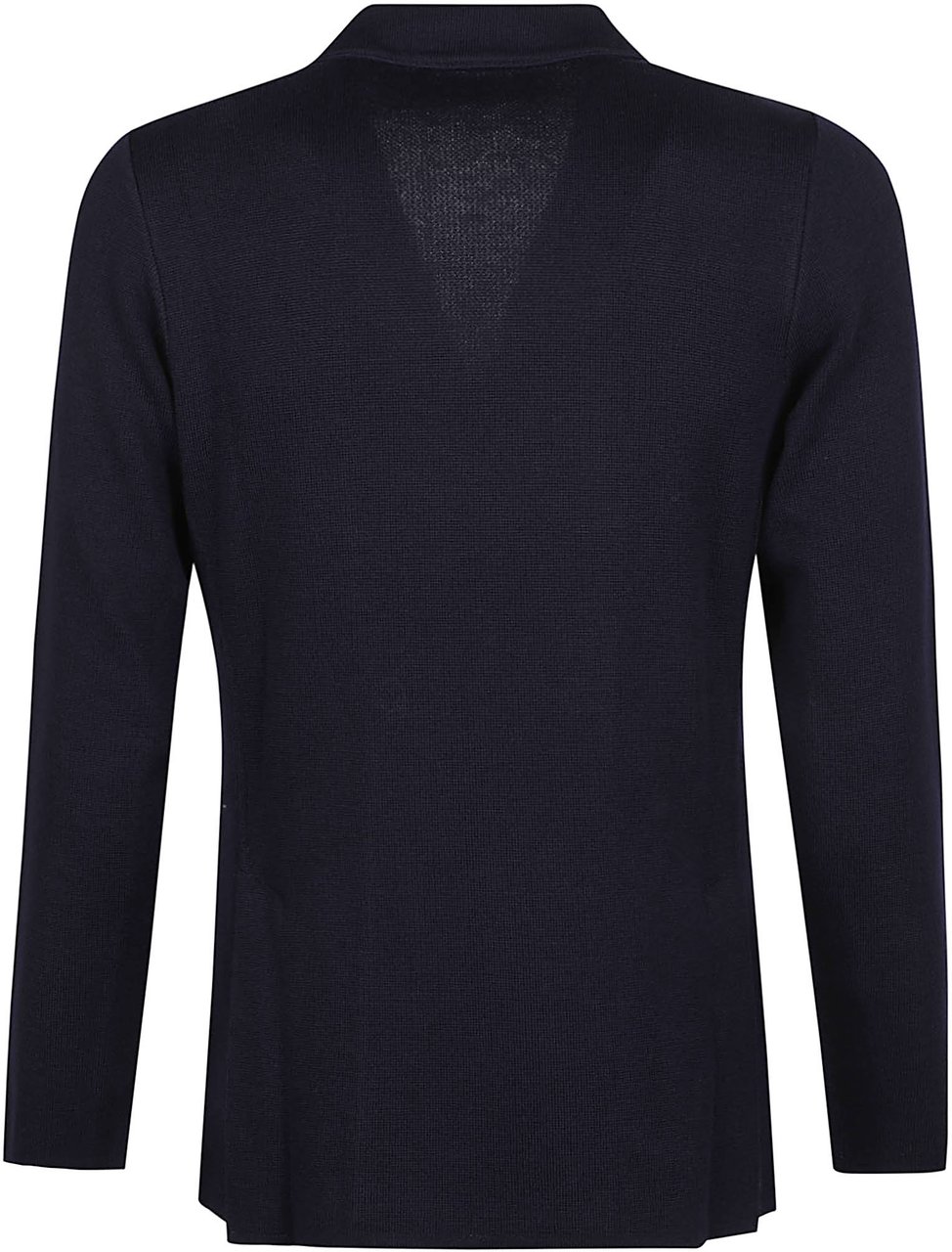 Lardini Knit Jacket Blue Blauw