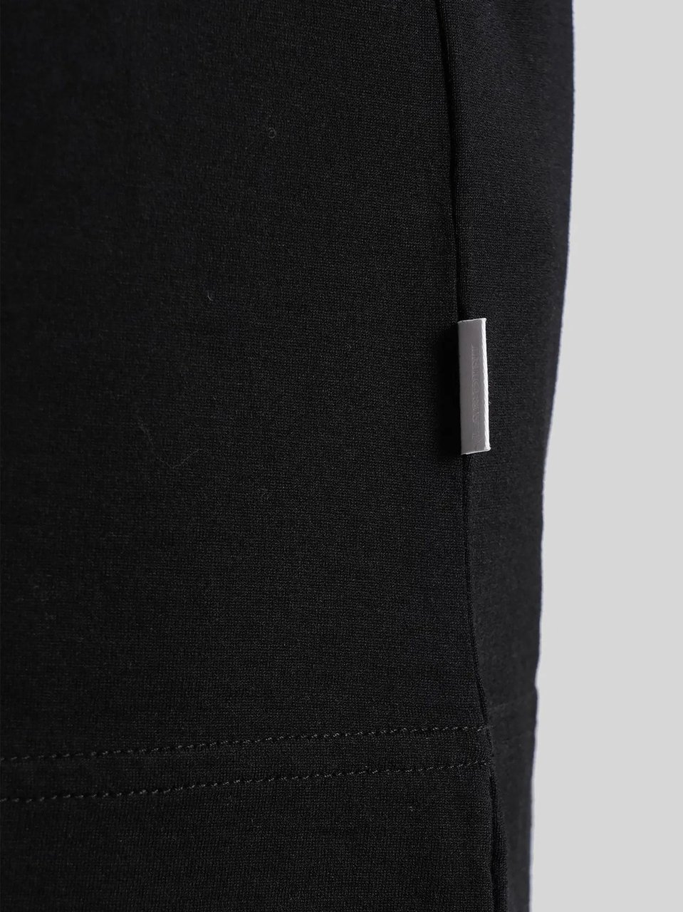 Lardini Black Cotton Minimalist Polo Shirt Zwart