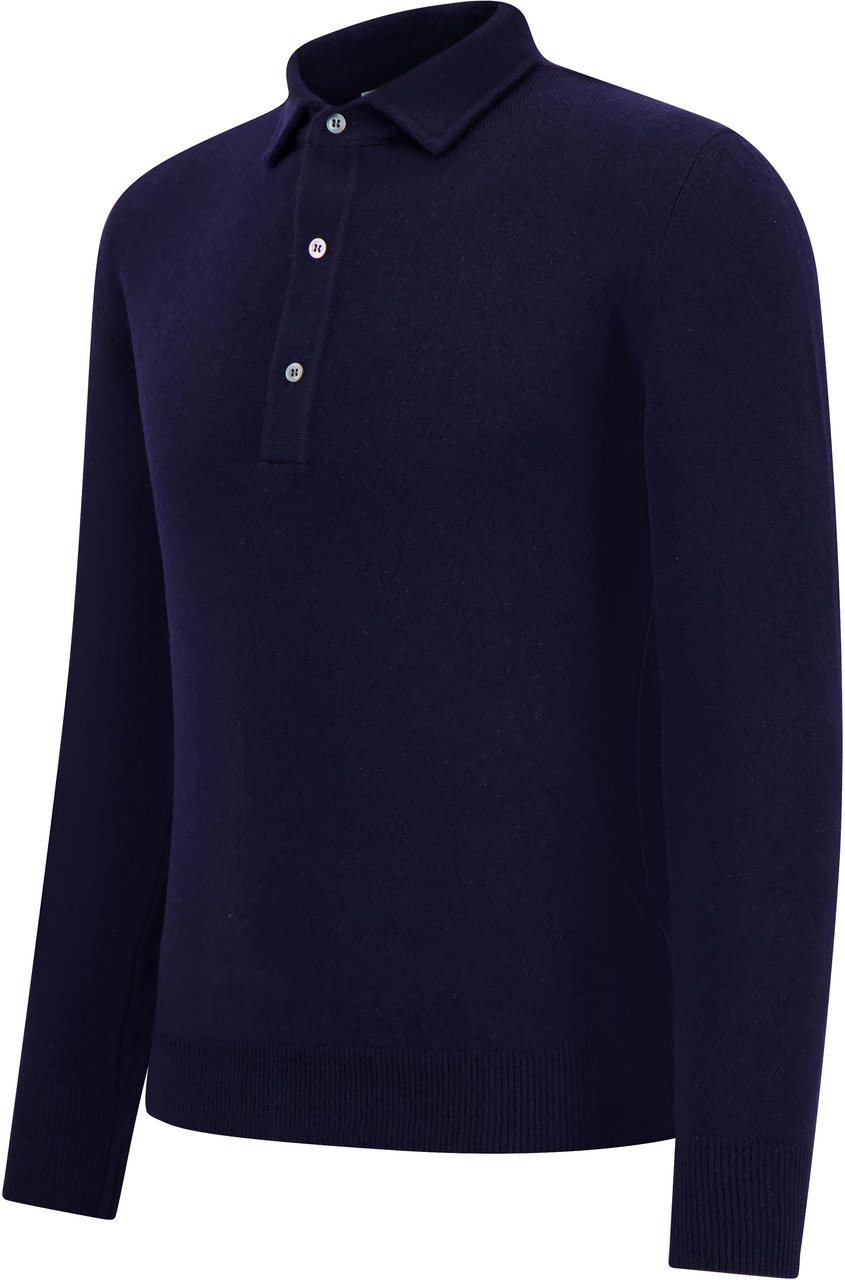 Lardini Polo Blauw Blauw