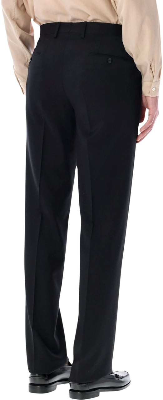 Lardini Lardini stretch crepe formal trousers Zwart