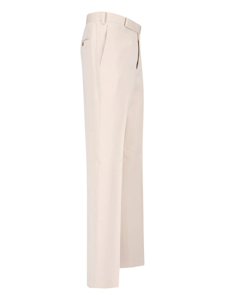 Lardini Tailored Trousers Beige Neutraal