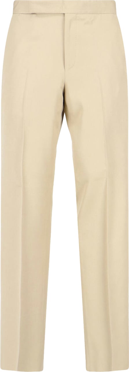Lardini Tailored Trousers Beige Neutraal