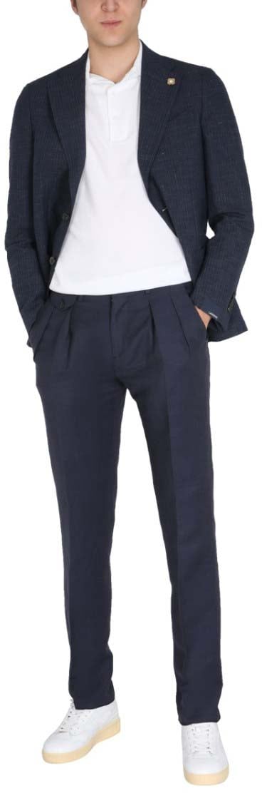 Lardini Single-Breasted Jacket Zwart