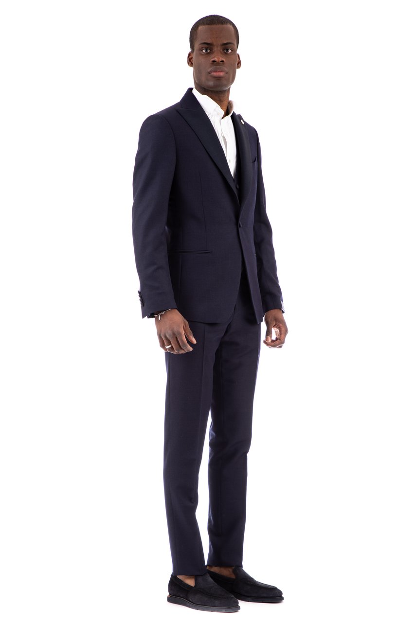 Lardini Tuxedo with Waistcoat Zwart