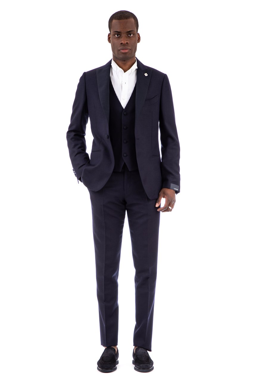 Lardini Tuxedo with Waistcoat Zwart