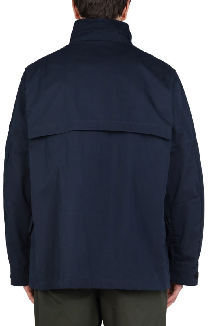 Lardini Structured Double Fabric Jacket Zwart