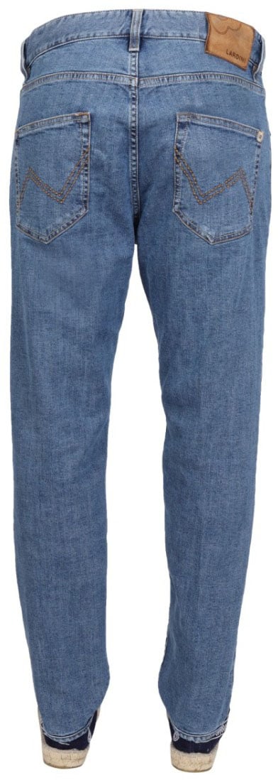 Lardini Medium Blue Five-Pocket Jeans Blauw
