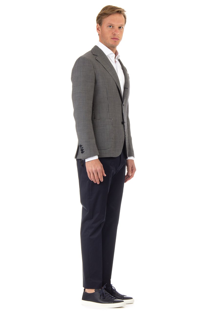 Lardini Travel Wool Jacket Grijs