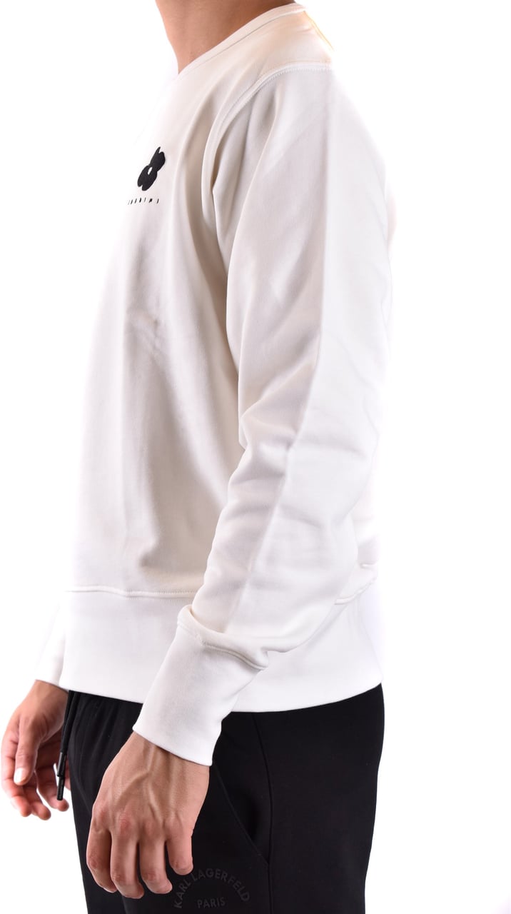 Lardini Sweatshirt White Wit