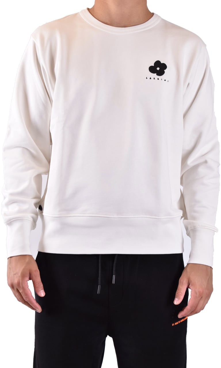 Lardini Sweatshirt White Wit