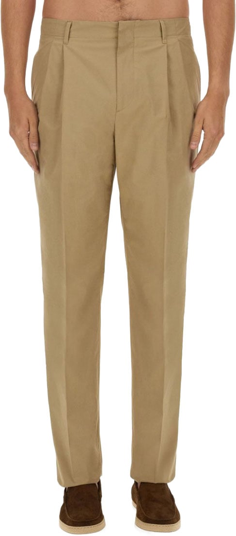 Lardini Regular Fit Pants Neutraal