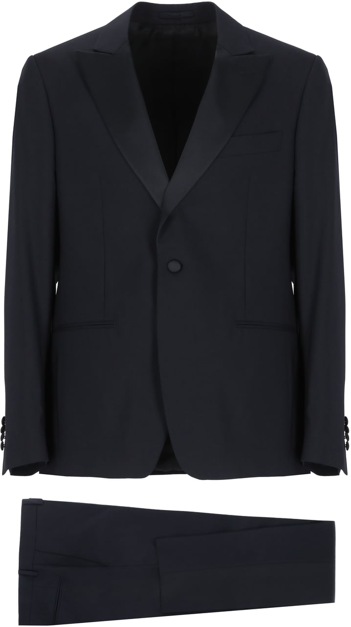 Lardini Suit Blue Blauw