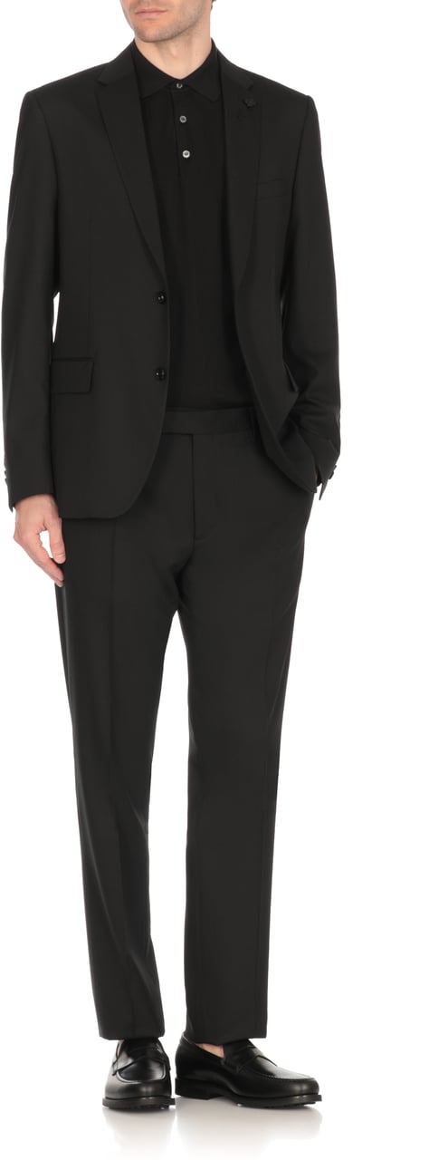 Lardini Suit Black Zwart
