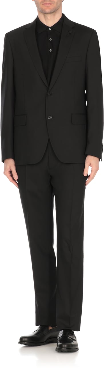 Lardini Suit Black Zwart